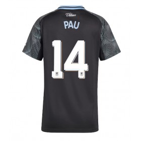 Dámské fotbalový oblečení Aston Villa Pau Torres #14 Venkovní košile 2025-26 Krátkým Rukávem